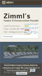 Mobile Screenshot of gastrozimml.at