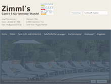 Tablet Screenshot of gastrozimml.at